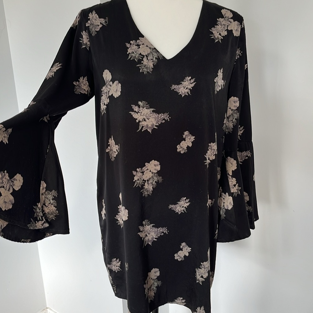 Flower print dress